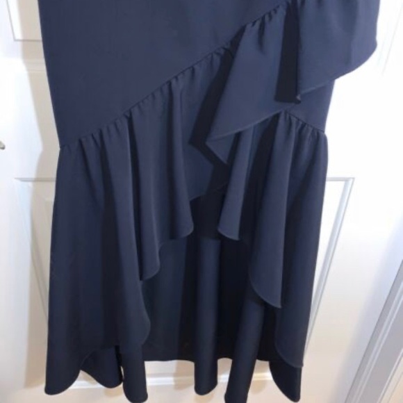 Vine Camuto One-Shoulder High/Low Formal Dress - Picture 2 of 5